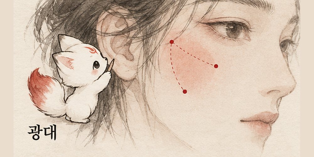 광대 관상 그림