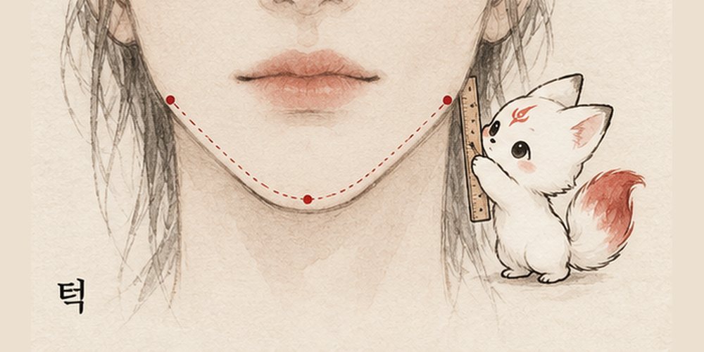 턱 관상 그림