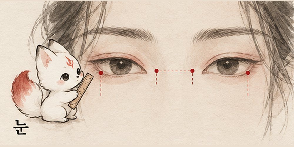 눈 관상 그림
