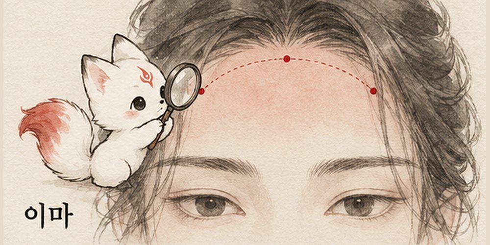 이마 관상 그림